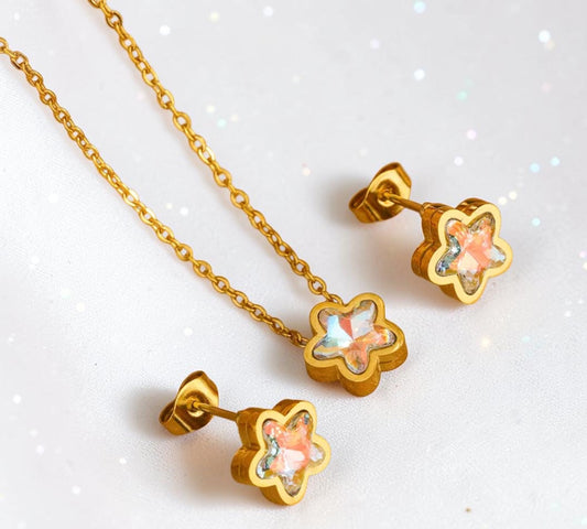 ✨ The Celeste Gold Star Jewellery Set  ✨