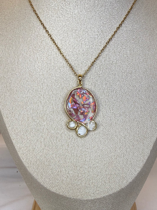 Resin Design Necklace