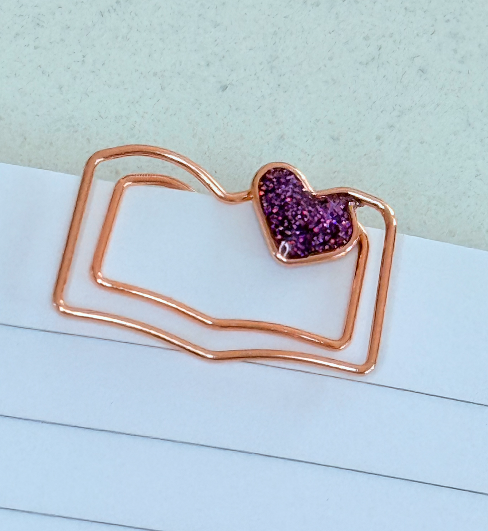 Page Huggie - Heart Bookmark