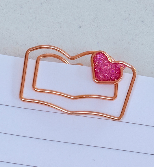 Page Huggie - Heart Bookmark