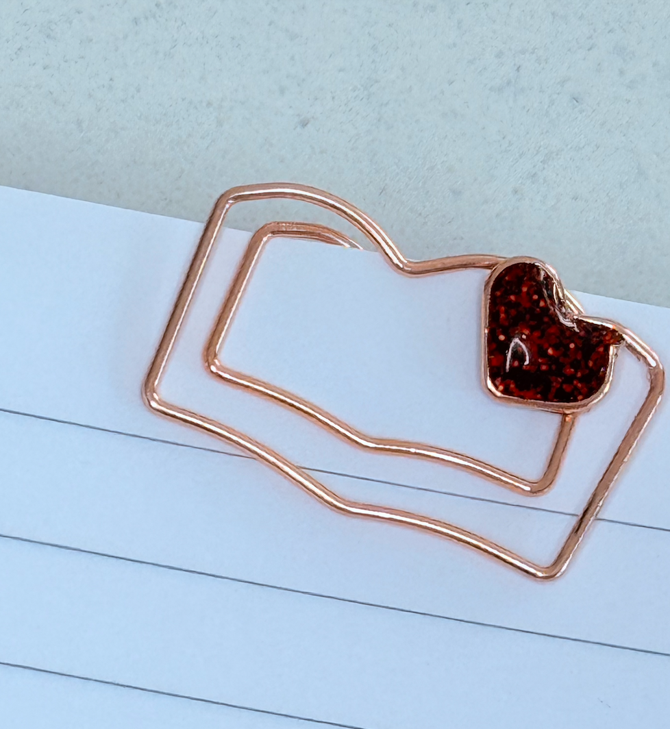 Page Huggie - Heart Bookmark