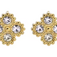 4 Piece Flower Diamond Jewellery Set