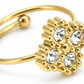 4 Piece Flower Diamond Jewellery Set