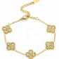 4 Piece Flower Diamond Jewellery Set