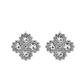 4 Piece Flower Diamond Jewellery Set