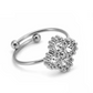 4 Piece Flower Diamond Jewellery Set