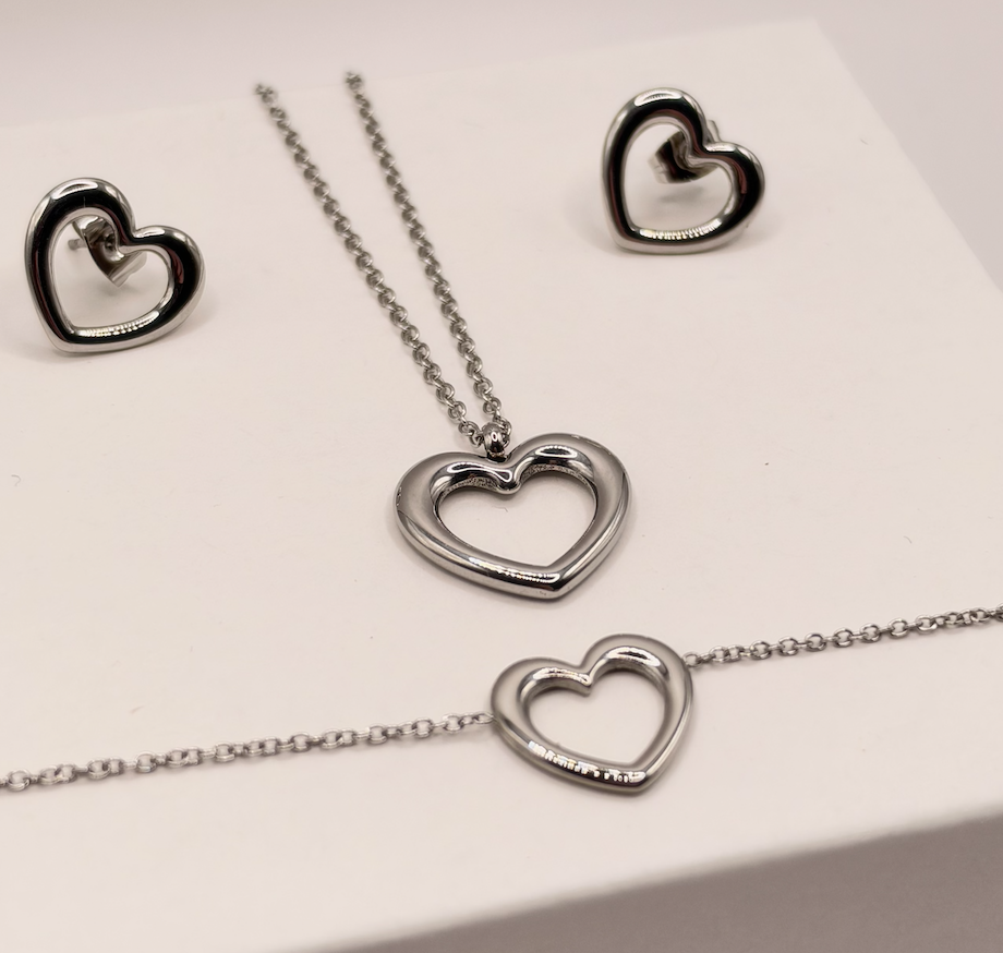Real flower bridal jewellery set: necklace, earrings and bracelet – view 5