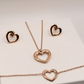 Real flower bridal jewellery set: necklace, earrings and bracelet – view 3